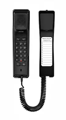 Telefone IP em formato de interfone de parede